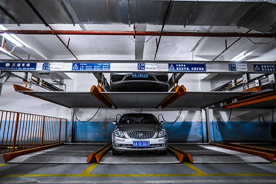 广州南方航空公司综合楼立体车库